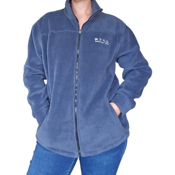 WTCC 3 in 1 Fleece Windbreaker Jacket Red Gray Mens Size XL Outdoor Sportswear - Picture 2 of 10